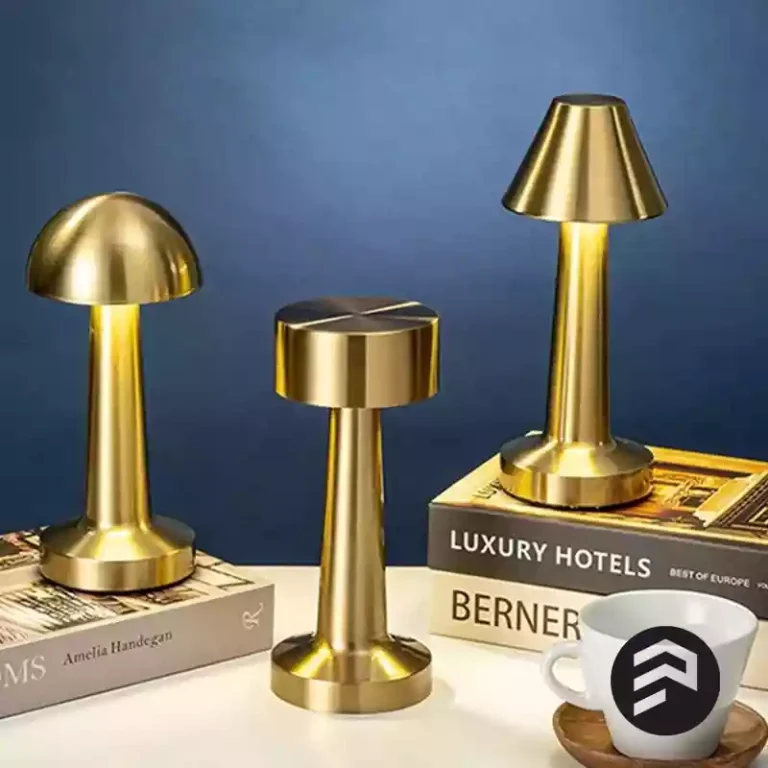 آباژور رومیزی شارژی مدل رترو محروطی