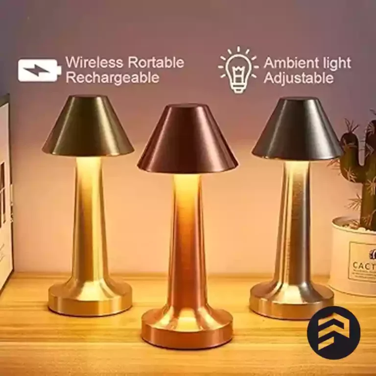 آباژور رومیزی شارژی مدل رترو محروطی